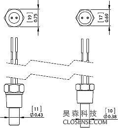 S5TAF S7TAF Temperature Switch Dimension